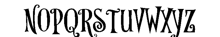 Muschamp Regular Font UPPERCASE