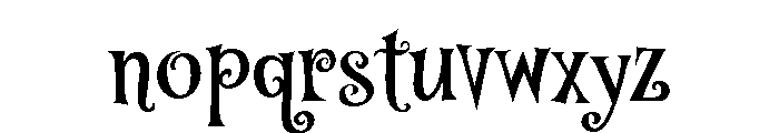 Muschamp Regular Font LOWERCASE