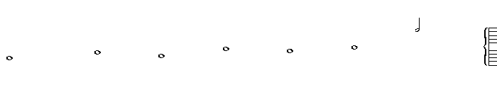 Music Regular Font OTHER CHARS