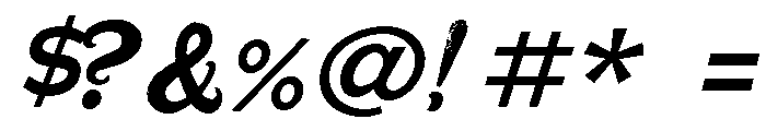 Mustachio Regular Font OTHER CHARS