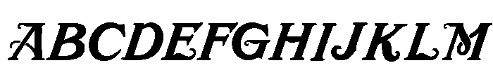 Mustachio Regular Font UPPERCASE