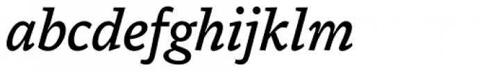 MVB Dovetail Medium Italic Font LOWERCASE