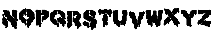 MXCLOAK Font UPPERCASE