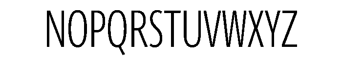 Myriad Variable Bold Font UPPERCASE