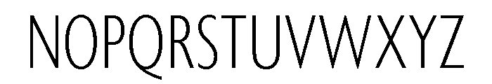 Myriad Variable Extra Light Font UPPERCASE