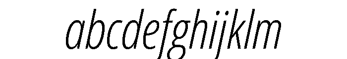 Myriad Variable Light Italic FONT
