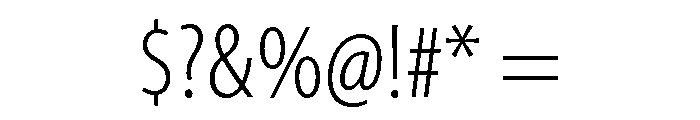 Myriad Variable Light Font OTHER CHARS