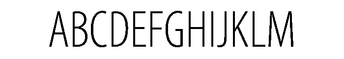 Myriad Variable Light Font UPPERCASE