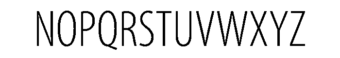 Myriad Variable Light Font UPPERCASE