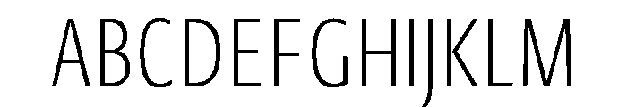 Myriad Variable Medium Font UPPERCASE
