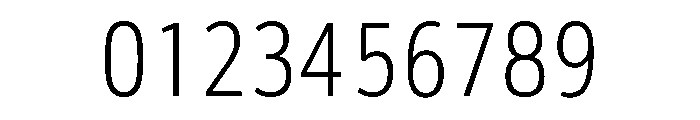Myriad Variable Thin Font OTHER CHARS