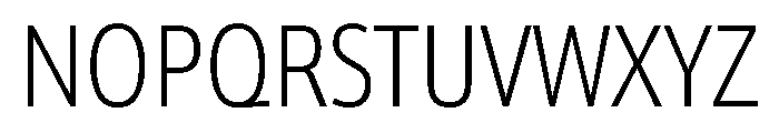Myriad Variable Thin Font UPPERCASE