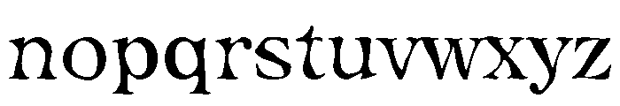 Mystery Std Semibold Font LOWERCASE