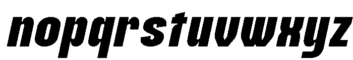 MYRAHE Italic Font LOWERCASE