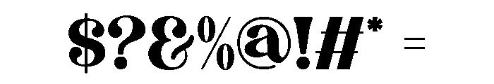 MYRELIA-Regular Font OTHER CHARS