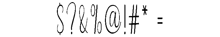 My Biscuit Font OTHER CHARS