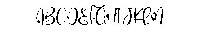My Darlings Font UPPERCASE