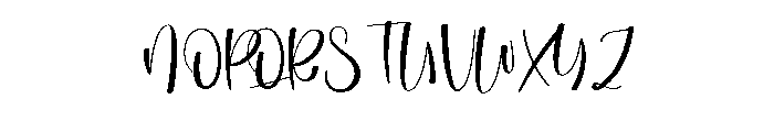 My Darlings Font UPPERCASE