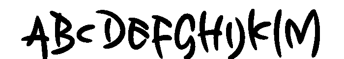 My Day Font UPPERCASE