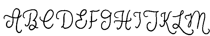 My Every Winter Font UPPERCASE
