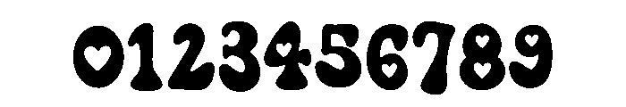 My Love Crush Font OTHER CHARS