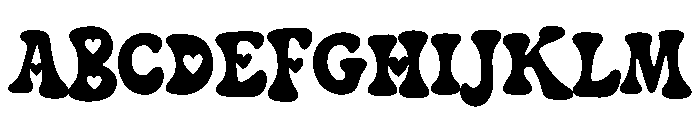 My Love Crush Font UPPERCASE