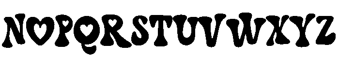My Love Crush Font UPPERCASE