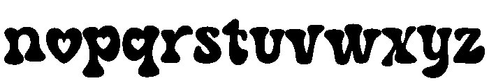 My Love Crush Font LOWERCASE