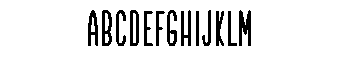 My Night Font UPPERCASE
