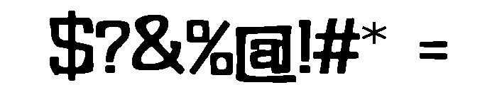 My_Nightmare Font OTHER CHARS