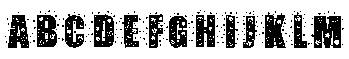 My Space Font UPPERCASE