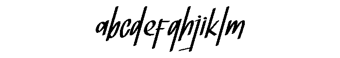 My Thing Font UPPERCASE