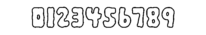MyBooOutline Font OTHER CHARS