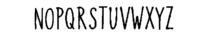 MyFall Regular Font UPPERCASE