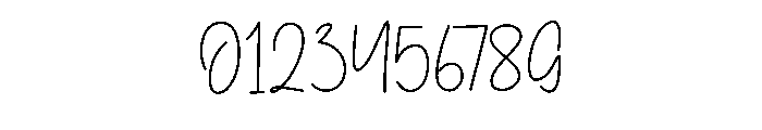 Myabhila Birthdays Font OTHER CHARS