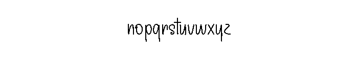 Myabhila Birthdays Font LOWERCASE