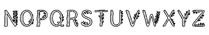 Myall Regular Font UPPERCASE