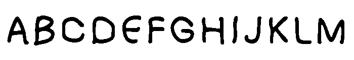Myana Bold Font UPPERCASE