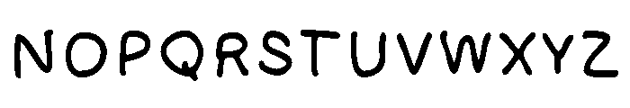 Myana Bold Font UPPERCASE