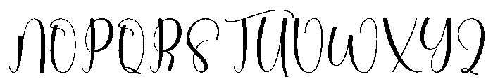 Mybaby Sweety Font UPPERCASE