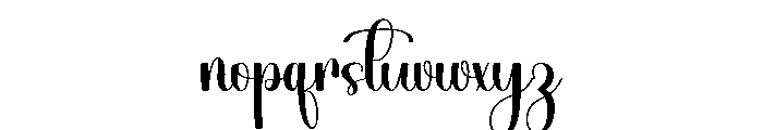 Mybaby Sweety Font LOWERCASE