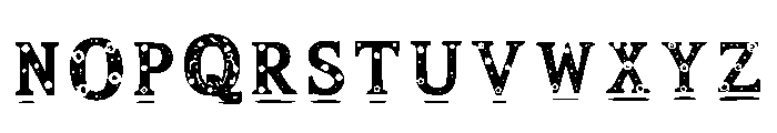 Myfontff Regular Font UPPERCASE
