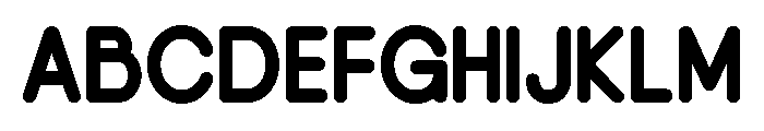 Mylcophone Font UPPERCASE