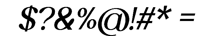 Myles Birsdie Italic Font OTHER CHARS