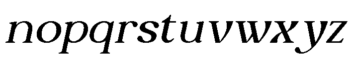 Myles Birsdie Italic Font LOWERCASE
