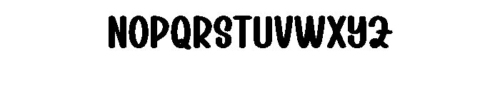 Mylove2 Font UPPERCASE