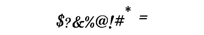 Mylover Font OTHER CHARS