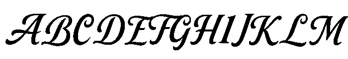 Mylover Font UPPERCASE