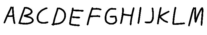 Mymom Regular Font UPPERCASE