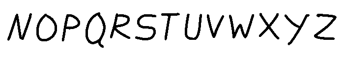 Mymom Regular Font UPPERCASE